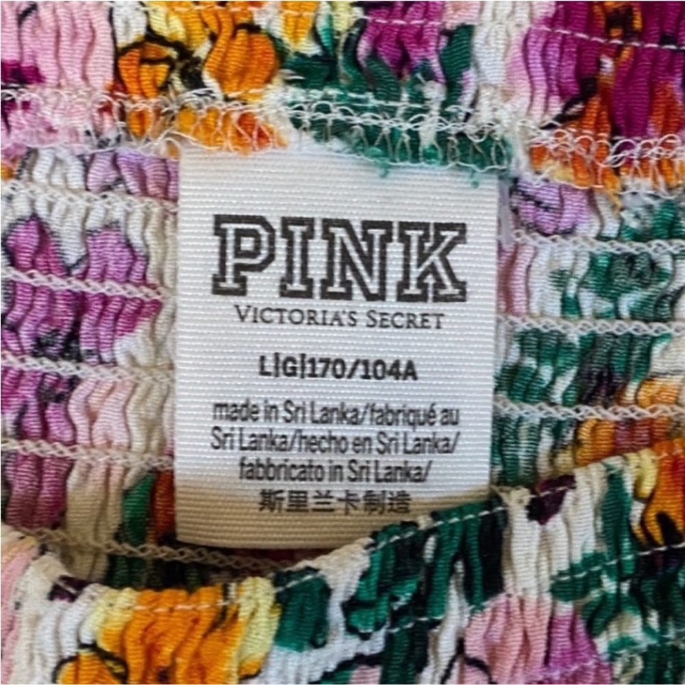 PINK Victoria's Secret Floral Crop Top - Multicolor - Picture 5 of 7